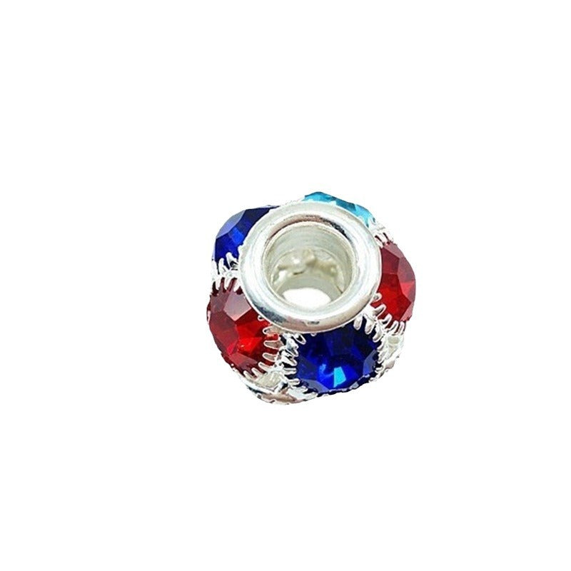 14mm Rhinestone Flower Ball DIY Jewelry Accessories Rhinestone Flower Ball Accessories Bracelet Bead Separation Craft Loose Bead Accessories