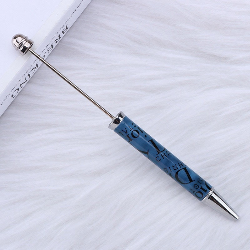 DIY design pen, inspirational encouragement praise cartoon character pattern printing bead pen Moe grain pen spot