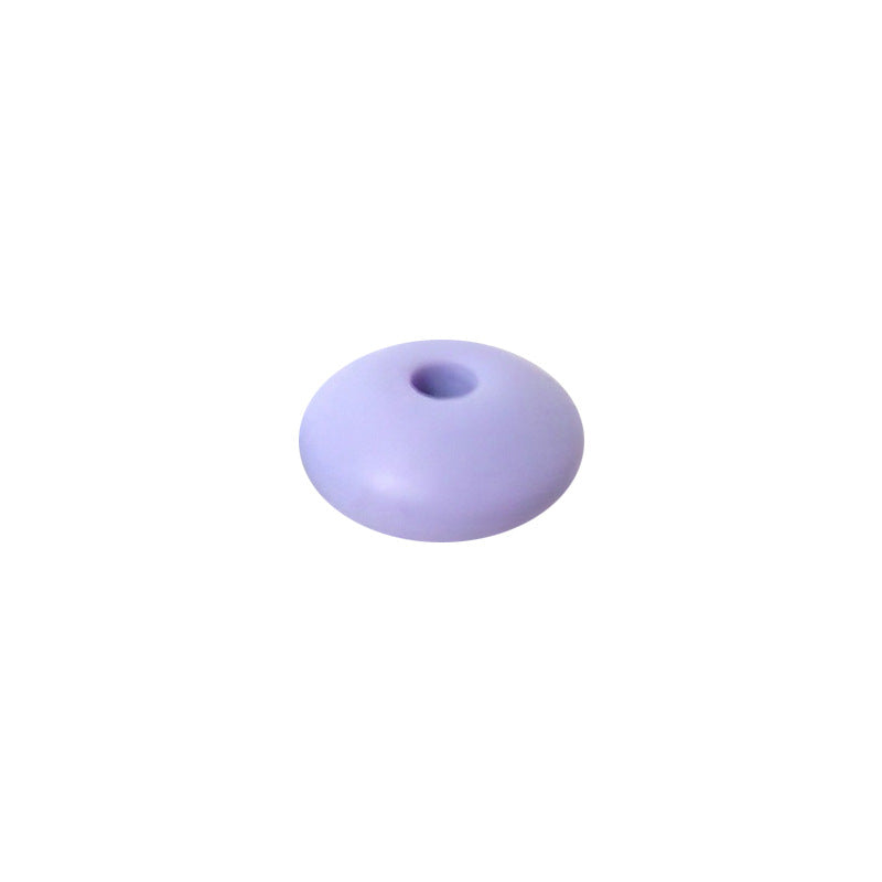 Spot Silicone Beads European and American Jewelry 12mm Small Beads DIY Necklace Beaded Oval Lentil Loose Beads Wholesale #101-137