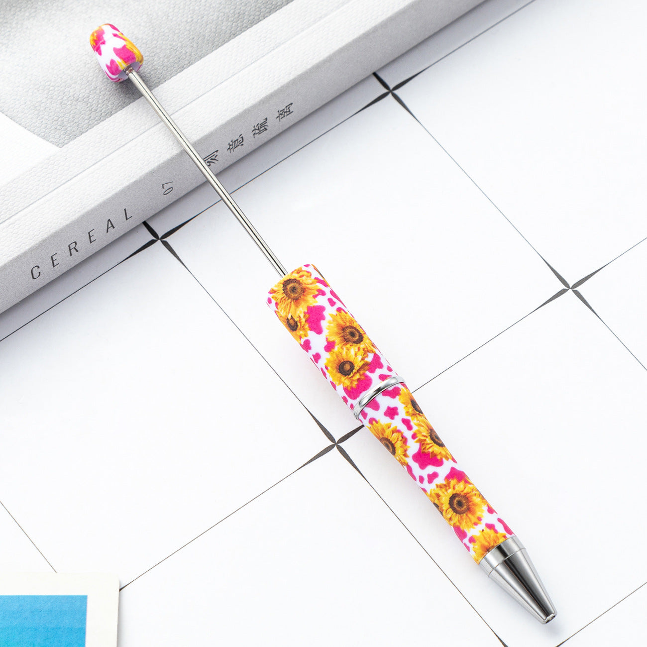 Sunflower Printed Beadable Pens