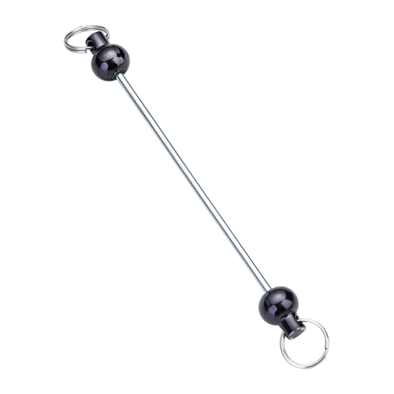 Creative new DIY beaded pole spot gradual change color color beaded keychain pole accessories pendant wholesale