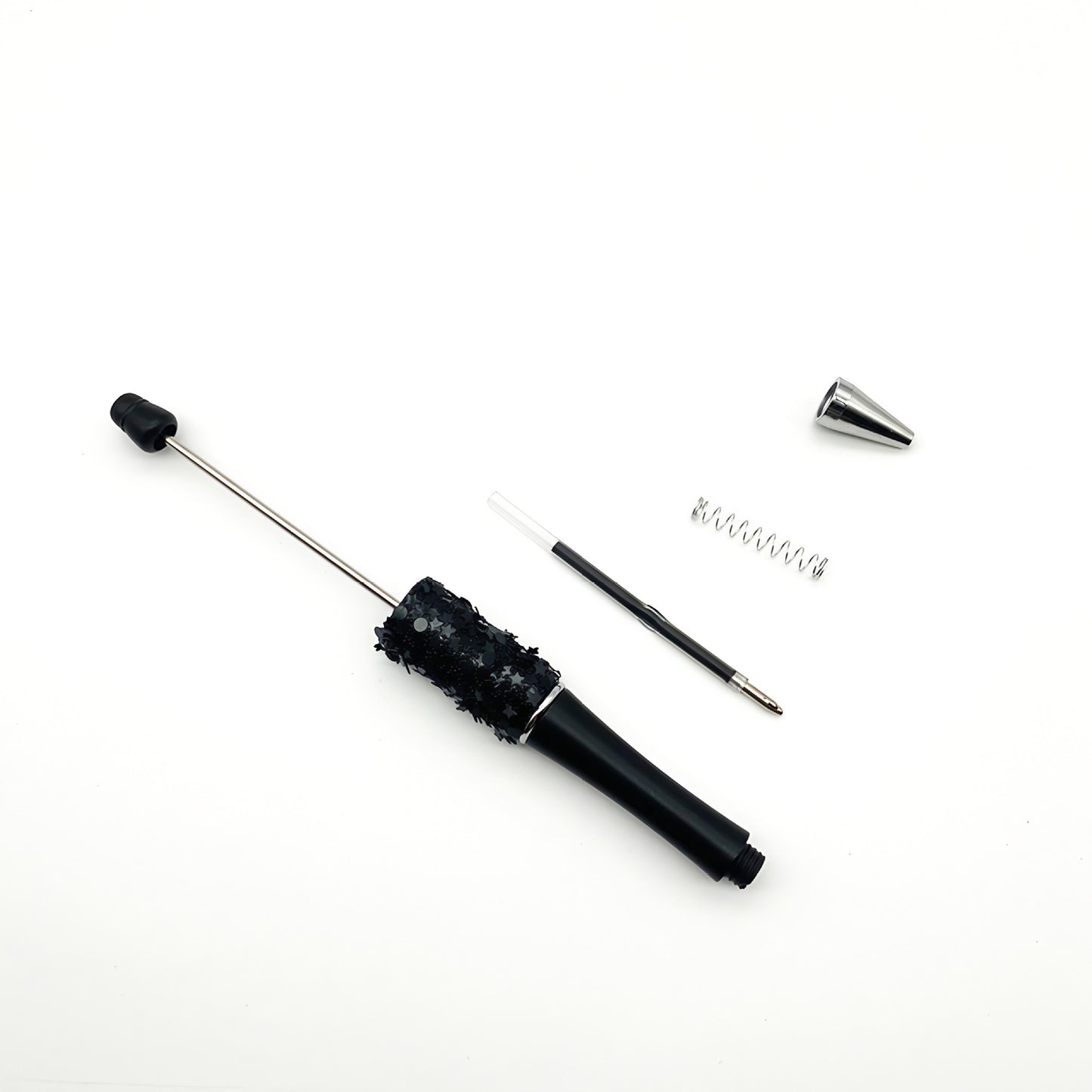 DIY Little Star Ball Pen, Shiny Sequin Star Ball Pen Handmade Patch Cute Ball Pen Spot