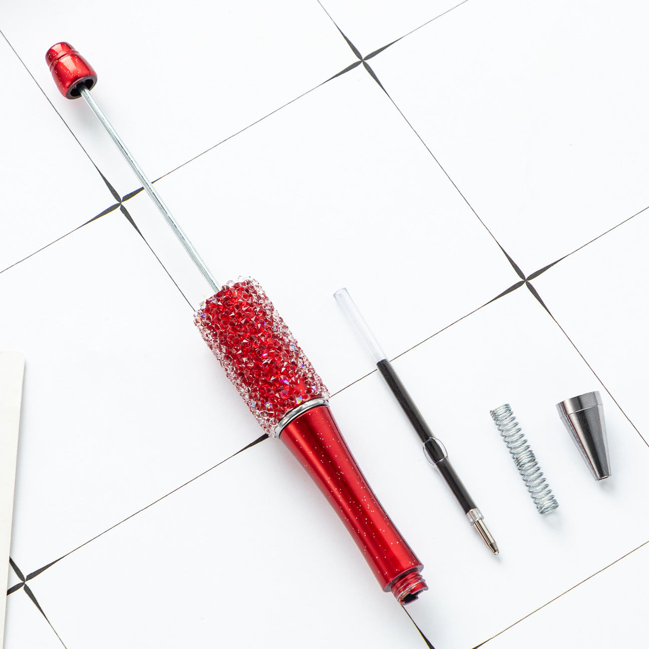 Creative multi-color sugar bead pen new gypsy diamond pen handmade DIY bead pen advertising gift ballpoint pen