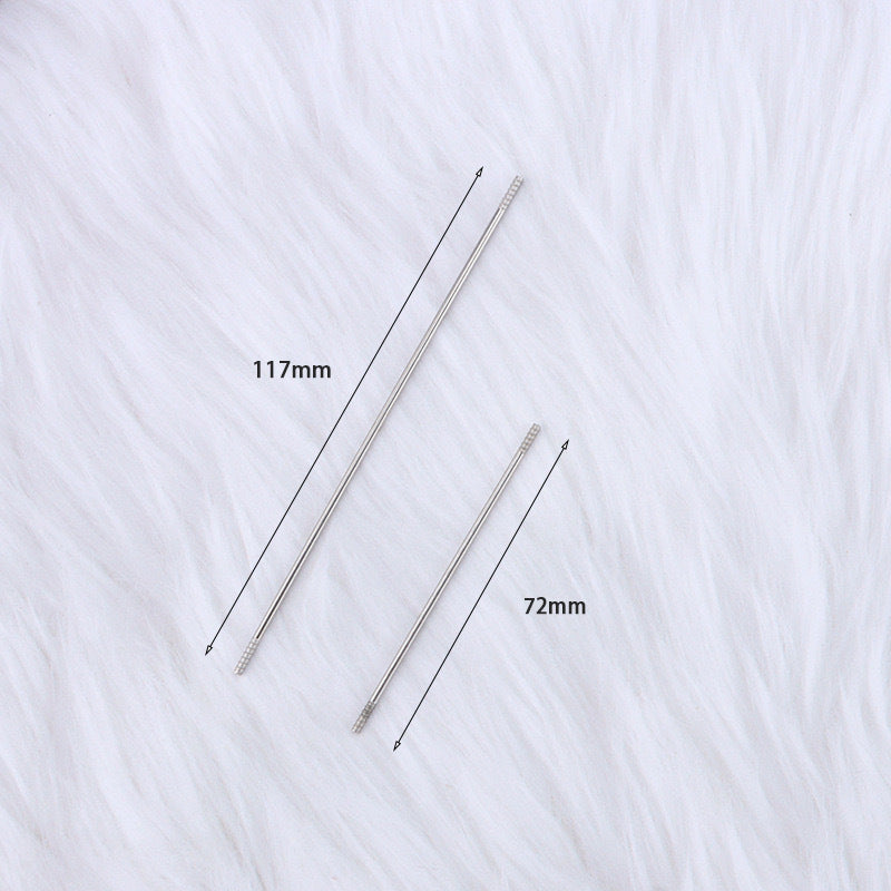 DIY bead pen special extended replacement wire, stainless steel rod with thread personalized bead pen wear bead wire