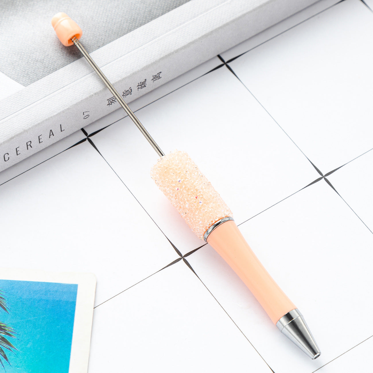 Creative multi-color sugar bead pen new gypsy diamond pen handmade DIY bead pen advertising gift ballpoint pen