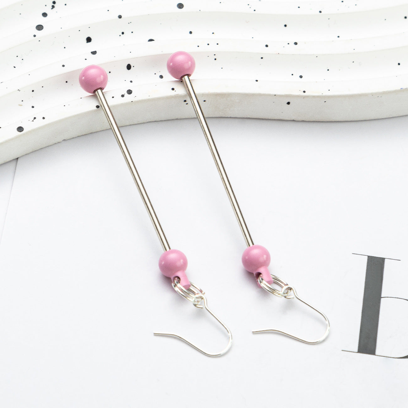 Spot DIY beaded earrings wholesale irregular gravel beaded earrings creative simple women handmade DIY earrings