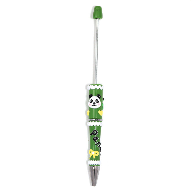 New color cartoon hand-drawn bead pen simple high-end DIY bead pen cartoon cute painted cute pen