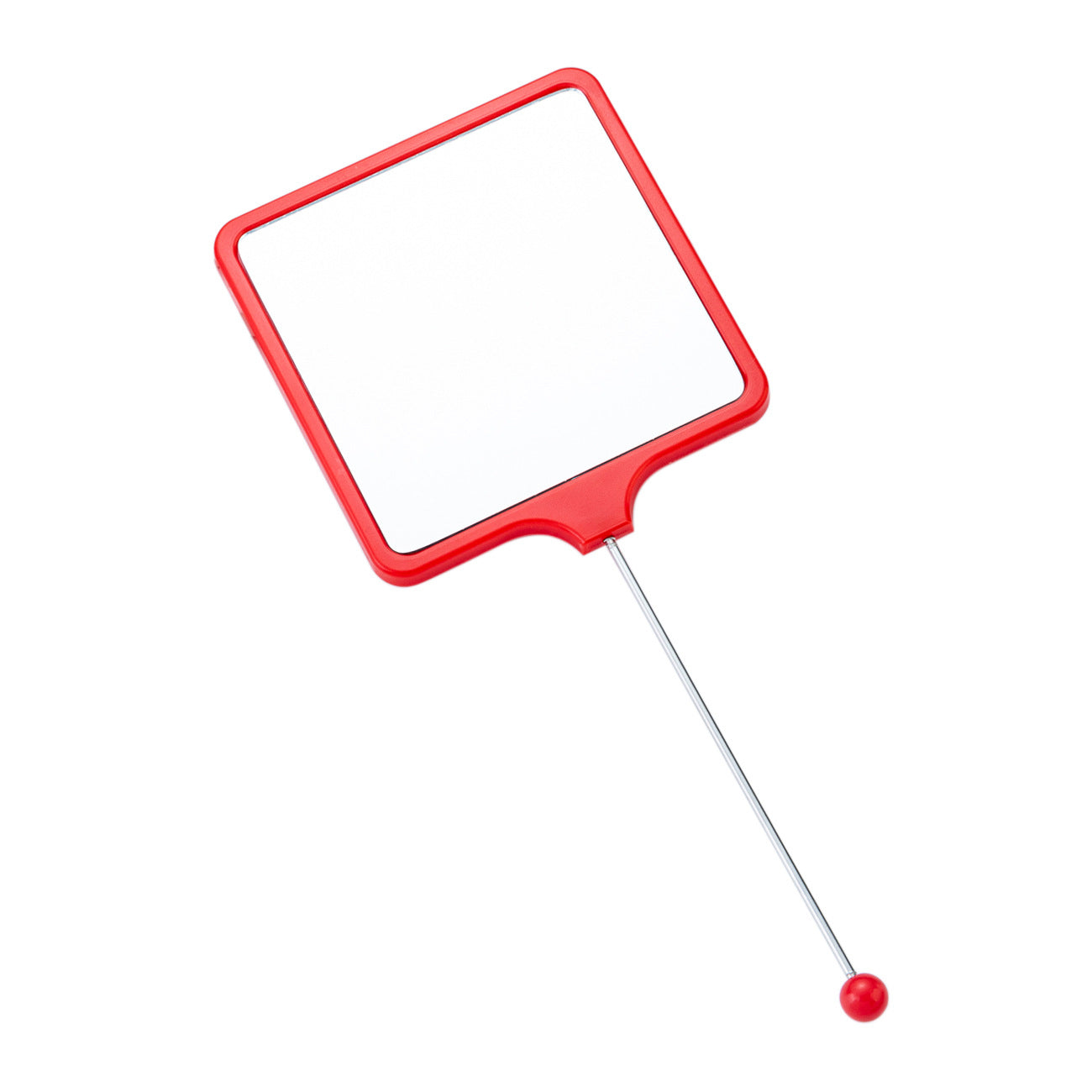 Handheld square makeup mirror high definition student portable makeup ins wind mini handle small mirror wholesale