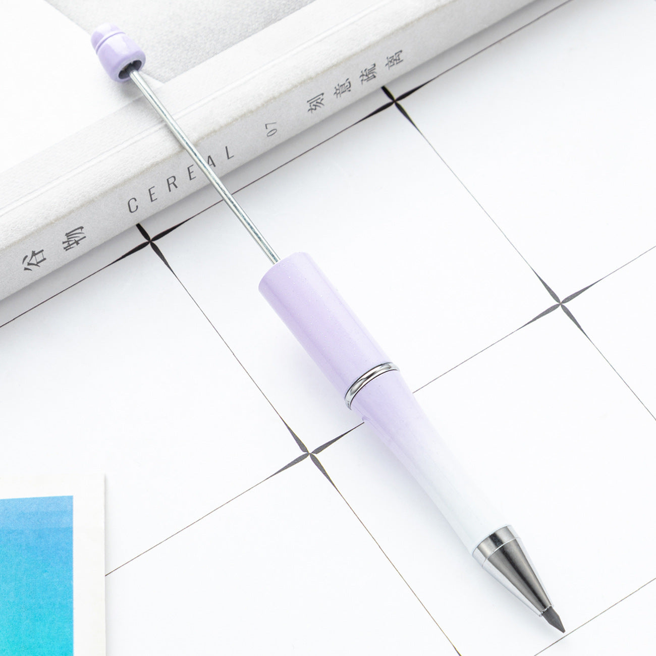No sharpening, eternal writing can't finish pencil creative DIY plastic beaded pencil wholesale painting writing is not easy to break pencil