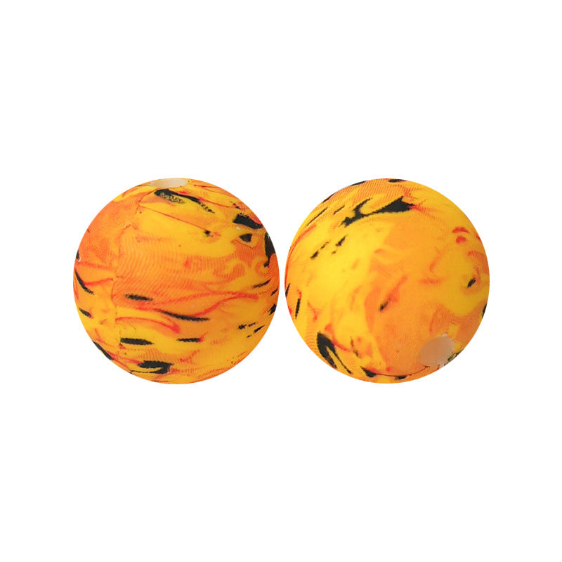 15mm Silicone Beads Water Transfer Beads DIY Jewelry Bead Pen Loose Beads Wholesale #151-200