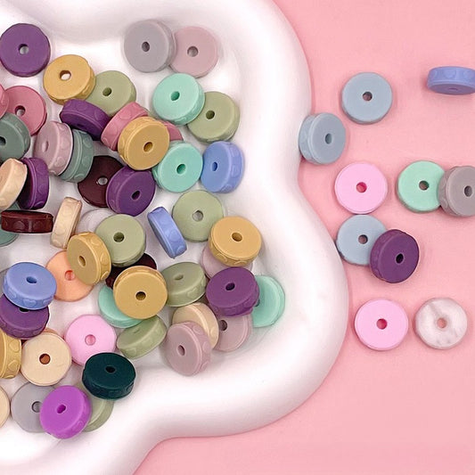 Wholesale Price New Love Edge 12mm Silicone Beads DIY Handmade Bead Pen Keychain Necklace Accessories