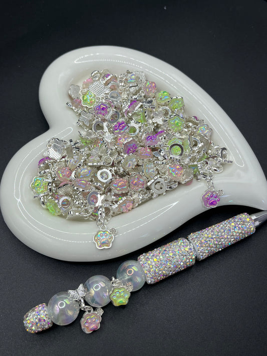 Cute Paw-Shaped DIY Beading Pen Beads & Spacer Beads - Jewelry Accessories for Bracelets & Necklaces