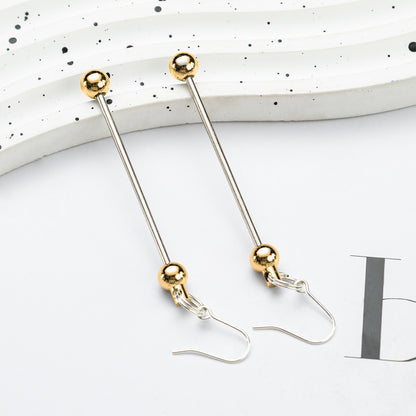 Spot DIY beaded earrings wholesale irregular gravel beaded earrings creative simple women handmade DIY earrings
