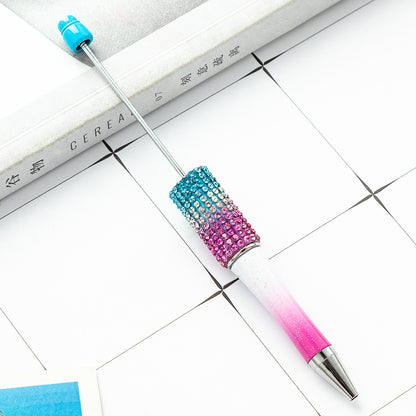 New diamond bead pen spot wholesale creative hand sticker diamond bead pen multi-color bag diamond ballpoint pen