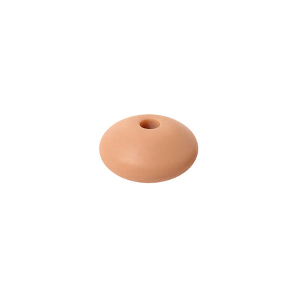 Spot Silicone Beads European and American Jewelry 12mm Small Beads DIY Necklace Beaded Oval Lentil Loose Beads Wholesale #101-137