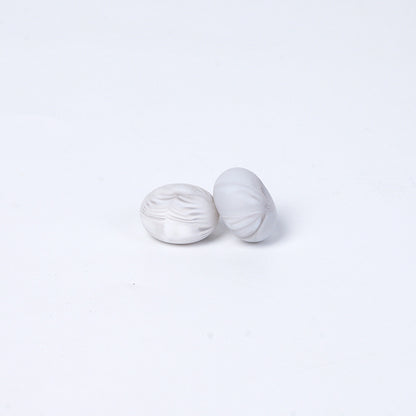 Spot 14mm Small Abacus Beads Food Grade Silicone Beads DIY Men's and Women's Jewelry Necklaces Oval Beads Wholesale