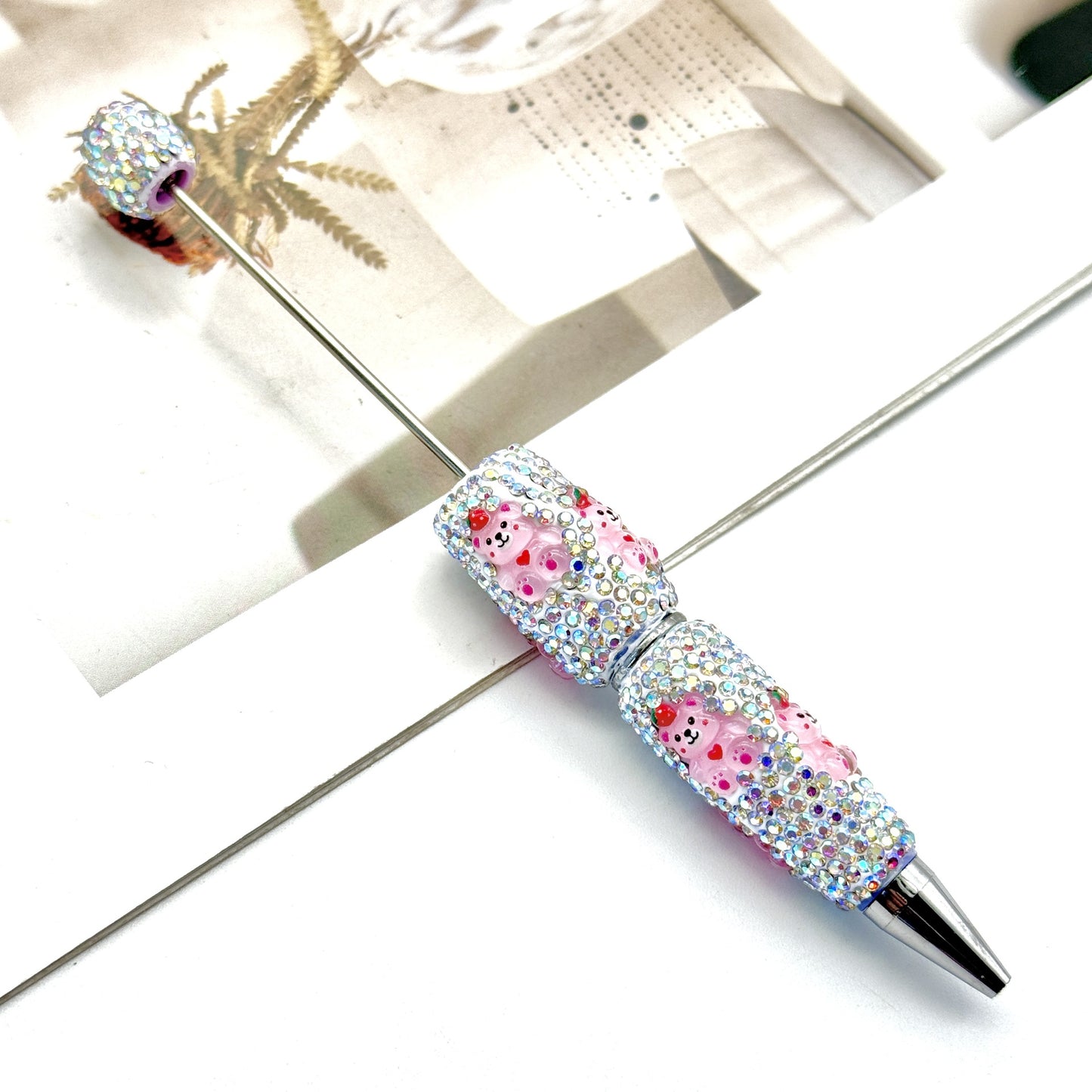 DIY cartoon fantasy full diamond bead pen, cross-border explosion Halloween Kulomie kt cat heavy industry crystal diamond pen