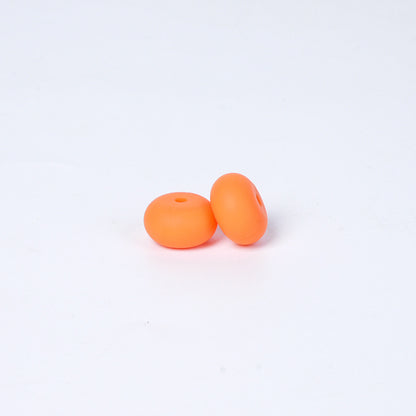 Spot 14mm Small Abacus Beads Food Grade Silicone Beads DIY Men's and Women's Jewelry Necklaces Oval Beads Wholesale #51-93
