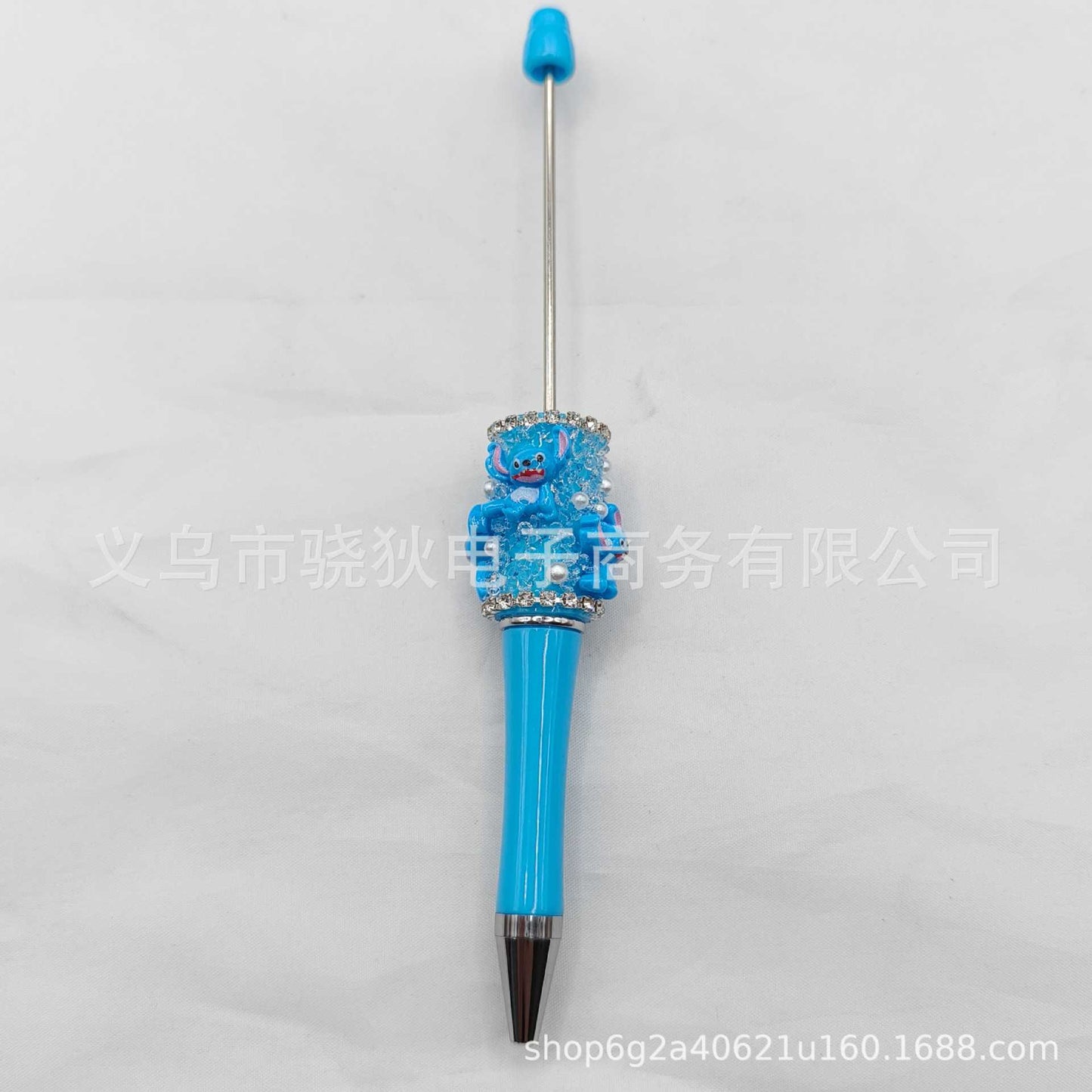 DIY sugar bead pen Mickey Minnie Winnie bear KT and other cartoon pens spot wholesale Moe grain creative ballpoint pen