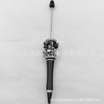 DIY sugar bead pen Mickey Minnie Winnie bear KT and other cartoon pens spot wholesale Moe grain creative ballpoint pen