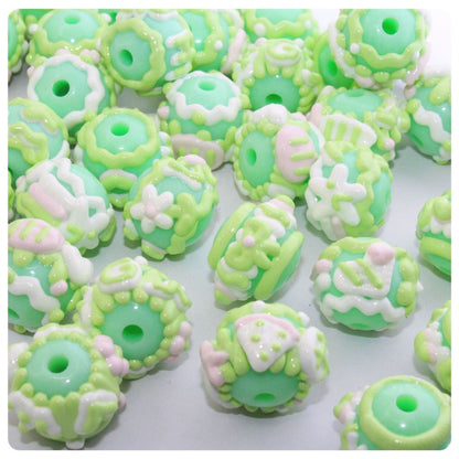 Various colors mixed hand-painted beads, beads, beads, jewelry, bracelets, mixed diy material accessories, wholesale beads