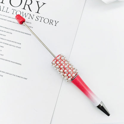 DIY Pearl Diamond Bead Pen Hand Sticker Diamond Ballpoint Pen Flash Diamond Pearl Diamond Beadedpen Spot Wholesale
