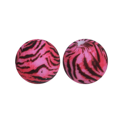 15mm Silicone Beads Water Transfer Beads DIY Jewelry Bead Pen Loose Beads Wholesale #251-285