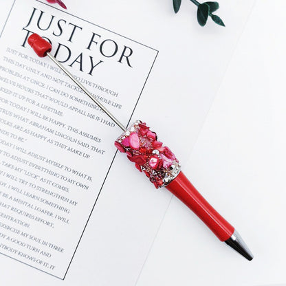 DIY beaded pen, random drilling, pure handmade patch beaded ballpoint pen, Wizard of Oz girl sequin pen spot