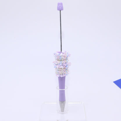 [Webbing series DIY bead pen] Color custom ballpoint pen Overseas super fire bead pen Creative blind box pen