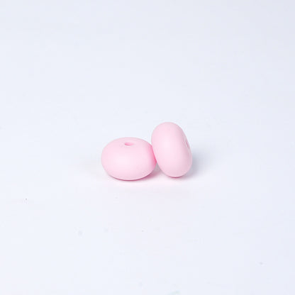 Spot 14mm Small Abacus Beads Food Grade Silicone Beads DIY Men's and Women's Jewelry Necklaces Oval Beads Wholesale