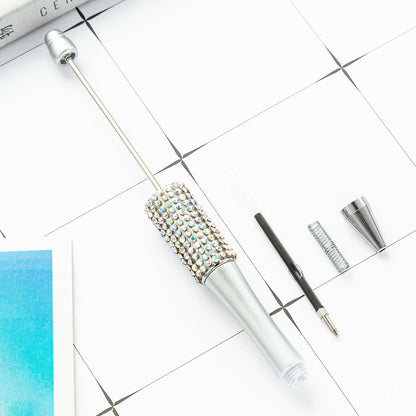 New diamond bead pen spot wholesale creative hand sticker diamond bead pen multi-color bag diamond ballpoint pen