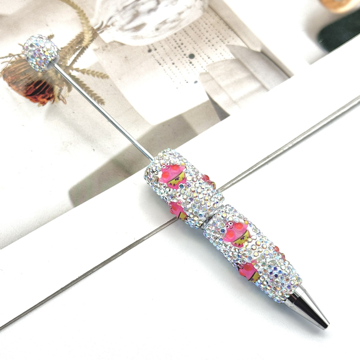 DIY cartoon fantasy full diamond bead pen, cross-border explosion Halloween Kulomie kt cat heavy industry crystal diamond pen