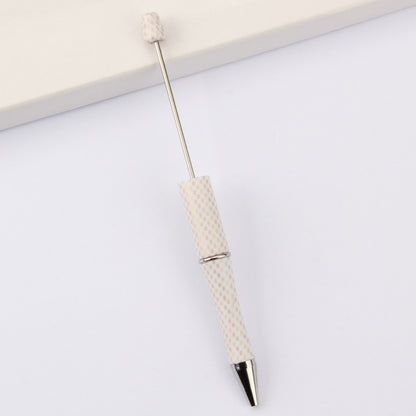 DIY bead pen printing pattern creative plastic beading puzzle leopard print floral cow tiger pattern bead pen wholesale