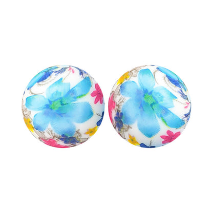 15mm Silicone Beads Water Transfer Beads DIY Jewelry Bead Pen Loose Beads Wholesale #151-200