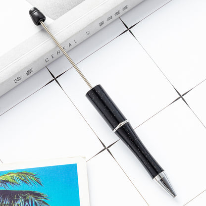 Bead pen, spot wholesale creative DIY plastic bead pen ballpoint pen printable plastic bead pen