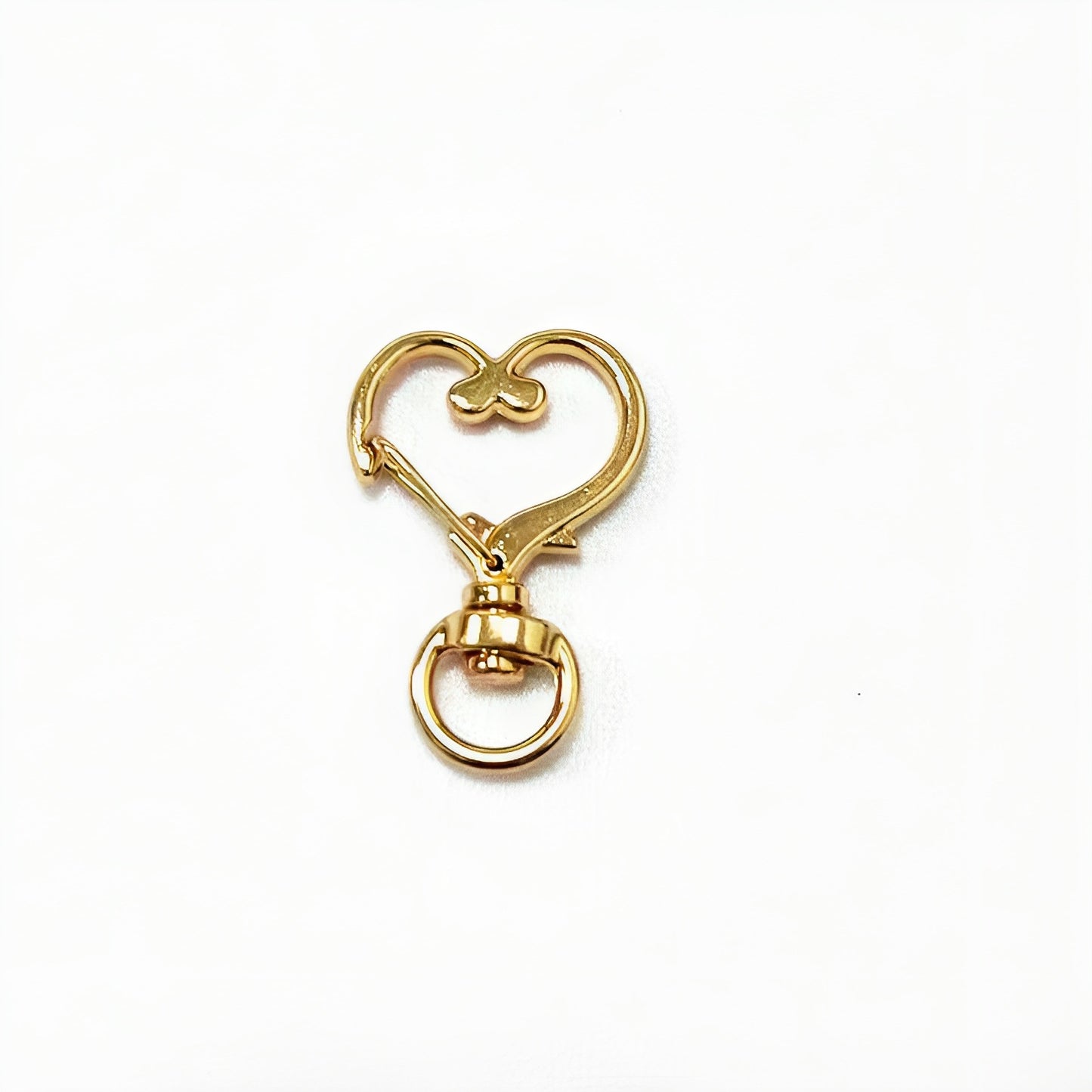 35*24mm Love Buckle Peach Heart Spring Buckle Luggage Accessories Accessories Pendant Zinc Alloy Hook Buckle Heart Keychain Pendant