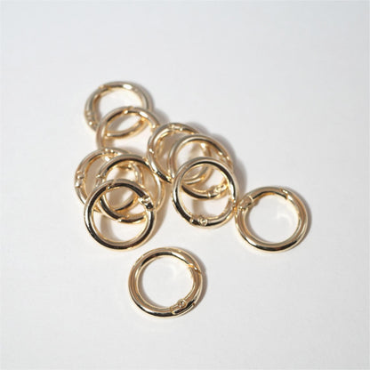 20/24mm Zinc Alloy Spring Ring, Metal Round Ring, Open Ring, Keychain, Luggage Webbing, Round Hanging Ring, Metal Iron Ring