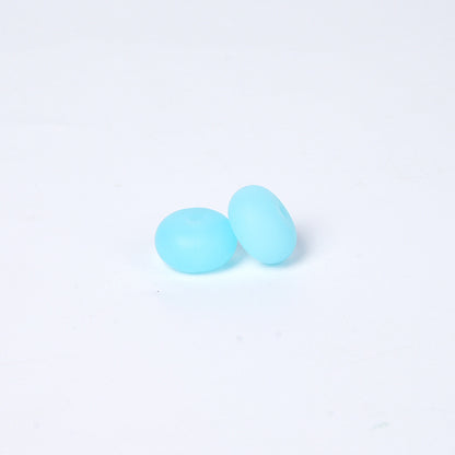 Spot 14mm Small Abacus Beads Food Grade Silicone Beads DIY Men's and Women's Jewelry Necklaces Oval Beads Wholesale #51-93