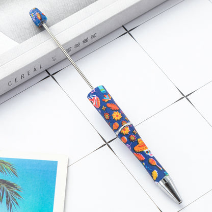 Halloween Skull Printed Beadable Pens