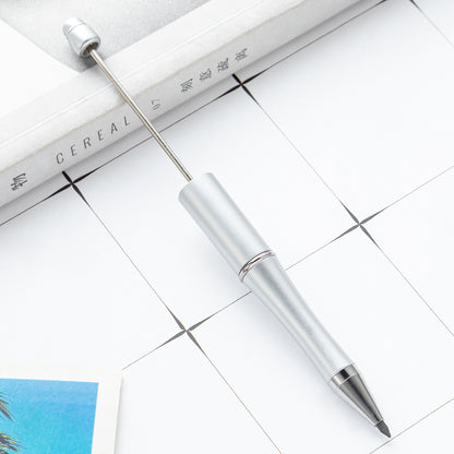 No sharpening, eternal writing can't finish pencil creative DIY plastic beaded pencil wholesale painting writing is not easy to break pencil