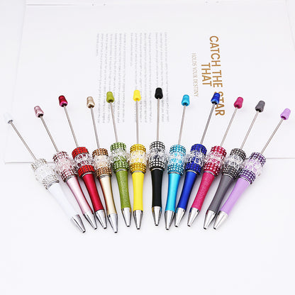 DIY diamond bead pen creative butterfly mesh yarn handmade sticker diamond bead pen, girl heart ballpoint pen spot wholesale