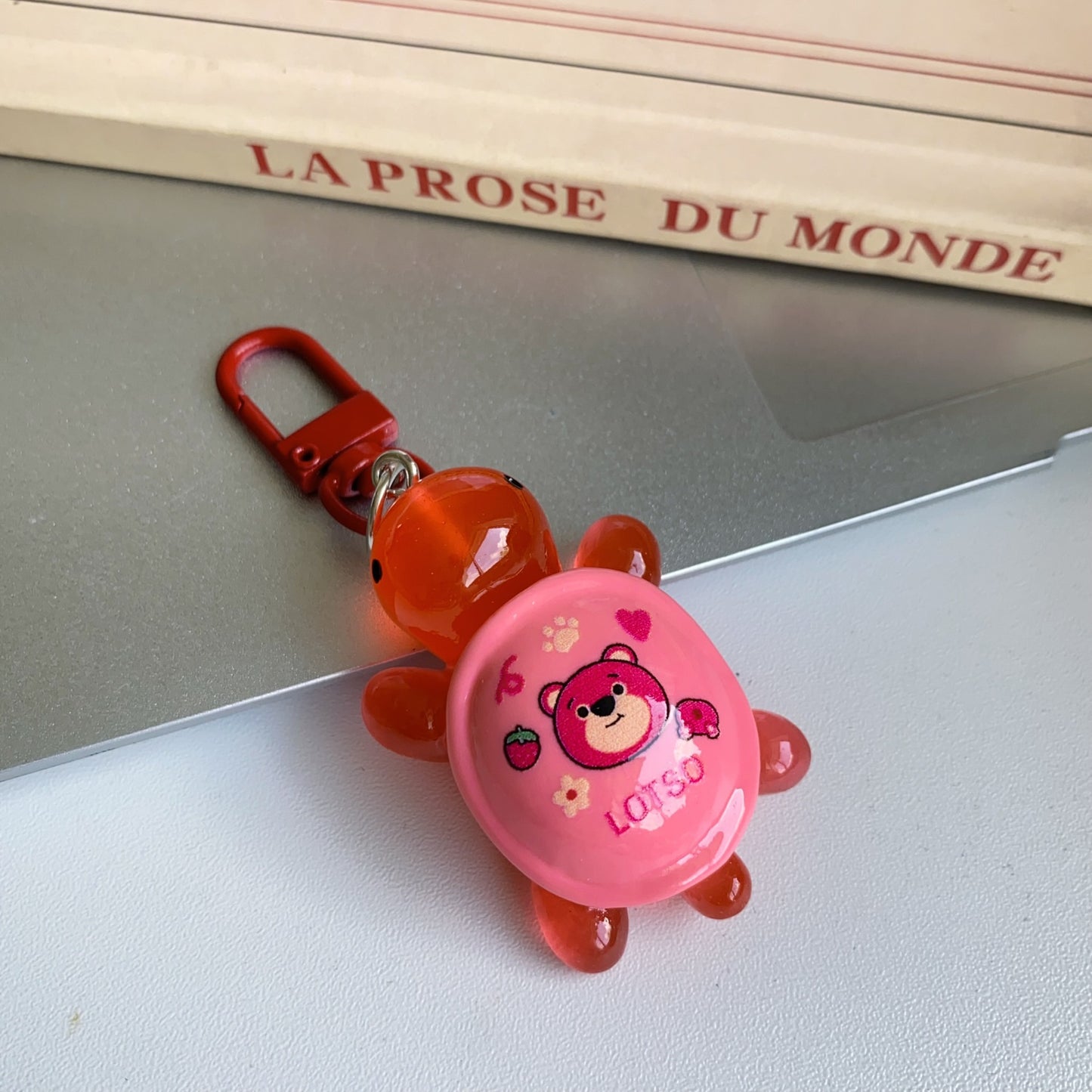 Cute Sanrio printed turtle keychain ins girlfriend schoolbag bag gift pendant car key pendant