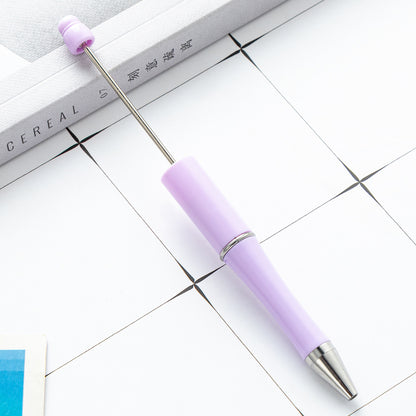 Bead pen, spot wholesale creative DIY plastic bead pen ballpoint pen printable plastic bead pen
