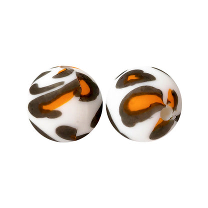 15mm Silicone Beads Water Transfer Beads DIY Jewelry Bead Pen Loose Beads Wholesale #151-200