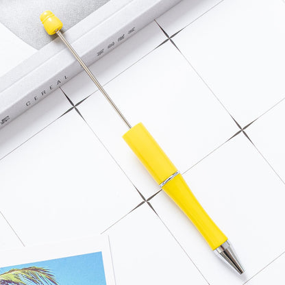 Bead pen, spot wholesale creative DIY plastic bead pen ballpoint pen printable plastic bead pen