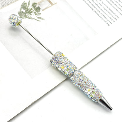 New luminous full diamond bead pen DIY luminous full diamond pen heavy industry advanced rhinestone pen ballpoint pen manufacturer wholesale