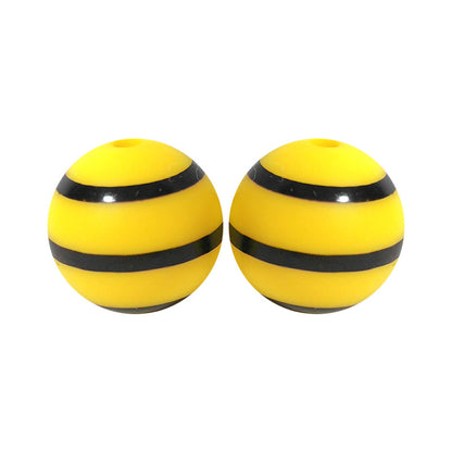 15mm Silicone Beads Water Transfer Beads DIY Jewelry Bead Pen Loose Beads Wholesale #101-150