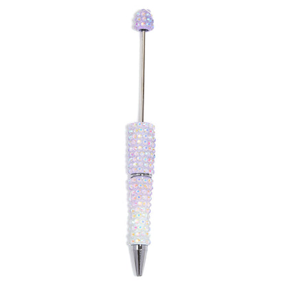New full diamond bead pen high value gradual change resin diamond bead pen DIY creative hand paste drill bead pen