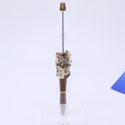 [Webbing series DIY bead pen] Color custom ballpoint pen Overseas super fire bead pen Creative blind box pen