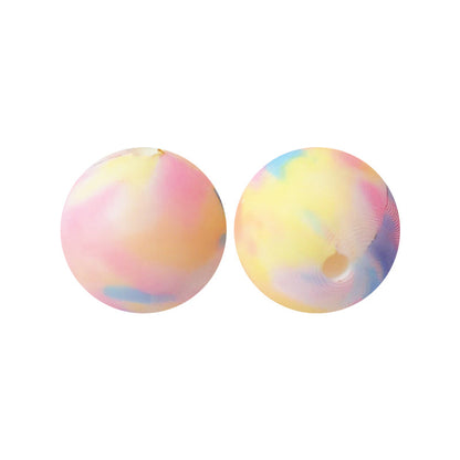 15mm silicone beads water transfer beads DIY jewelry bead pen loose beads wholesale